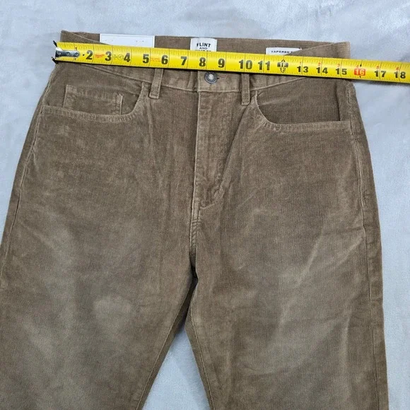 Flint and Tinder Tapered Fit Corduroy Pants Men Size 31x32 Brown - Picture 5 of 9